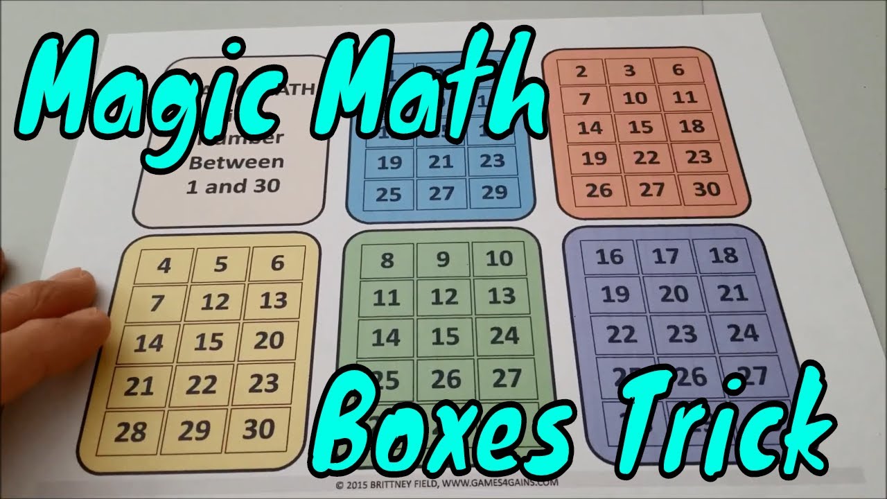 Magic Tricks Using Numbers At James Velarde Blog