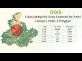 Calculating the Area covered by Pixel Classes Under a Polygon | QGIS Tutorial