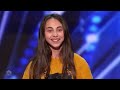 Ashley Marina 12 Year Old WOWS With An Emotional Original For Her Dad! America's Got Talent 2020