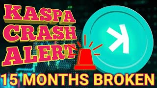 Kaspa KAS on the Edge: Is a Massive Double-Digit Crash Coming if This 15-Month Support Shatters?