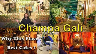 Champa Gali Saket Delhi | Places to Visit in Delhi | Best Cafe in Delhi | Champa gali after lockdown