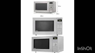 Panasonic NN-SD27HSBPQ Solo Inverter Microwave Oven, 23 Litre, 1000 W, Stainless Steel