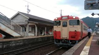 坂祝駅 普通 美濃太田行き 入線～発車