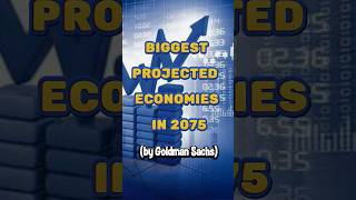 📈Biggest Economies in 2075(projected by Goldman Sachs) #statcity