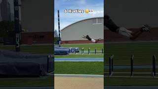 how many hurtles can Hero Clear in 1 Jump? 😳👀 #gym #track