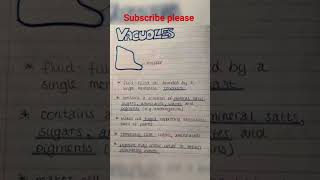 Vacuoles biology and physiology | medical 2.0