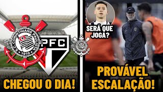 DIA DE MAJESTOSO! Confira um possível time do Corinthians diante do São Paulo e o Garro joga?