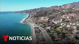 Progreso en la batalla de los bomberos contra los incendios en California | Noticias Telemundo