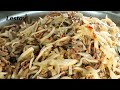 lestov automatic wok machine stir fried pork belly strips with sour radish strips