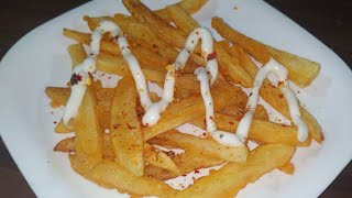 ना उबालना ना सुखाना १० मिनट में आलू का क्रिस्पी स्नैक्स ऐसे बनाना | Instant Potato Fries/Aloo Fries