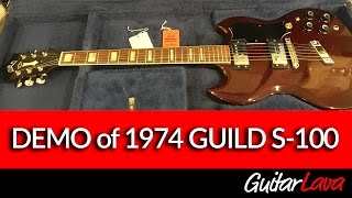 Demo of Guild S100 1974 Electric Guitar