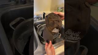 Why you need to wash your baseball hats #cleaning #cleanwithme