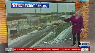 18-wheeler stalls, spills fuel on northbound I-35 near Onion Creek