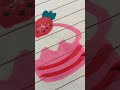 沉浸式画一块草莓蛋糕 immersive drawing of a strawberry cake immersivedrawing simplesketch 音ゲー 沉浸式画画 short