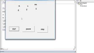 Visual Basic - Slip 6b(Stopwatch)