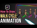 How To Animate A Walk Cycle In Procreate - Procreate Animation
