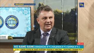 NOVOGODIŠNJI JUTARNJI PROGRAM RTVTK - FAHRUDIN SALIHOVIĆ, DIREKTOR TUZLANSKE PIVARE