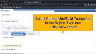 Walkthrough: How to view your unofficial Transcript