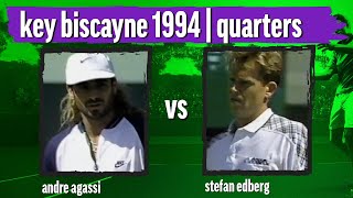 Agassi v Edberg 1994 Key Biscayne Quarterfinal