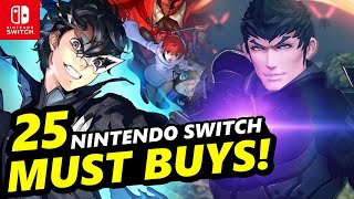 TOP 25 Underrated Must-Buy Nintendo Switch Games !