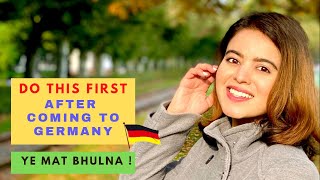 Things to do after arriving in Germany I Arrival Checklist I Germany To Do List in first month