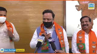 Big jolt to Shivsena: With Manoj Shinde ShivSena workers joined BJP | Ashish Shelar | Ganesh Naik