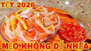 TẾT 2026: Cách làm TAI HEO NGÂM CHUA NGỌT trắng giòn, không bị đổ nhựa! 🧧✨