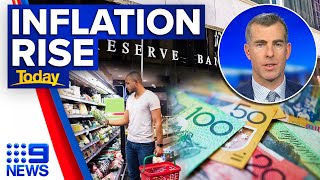 Wage warning as RBA predicts inflation will reach 7 per cent this year | 9 News Australia