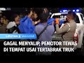 Pemotor Tewas Tertabrak Truk akibat Gagal Menyalip | Liputan 6 Makassar