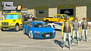 REPOING LUXURY CARS WITH MR. CHOW! (AUDI R8, POLARIS RAZOR \u0026 3-WHEELER) | FARMING SIMULATOR 2019