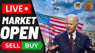 🚨 LIVE: Bank Failures, VIX Spikes, Biden Speech; Market Open