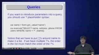 Lecture 20: Using SQLite from Python