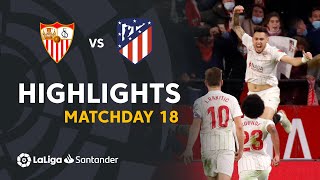 Resumen de Sevilla FC vs Atlético de Madrid (2-1)