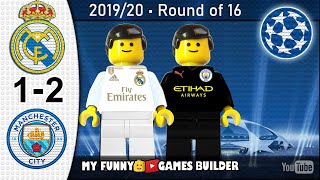 Real Madrid vs Manchester City 1-2 • Champions League 2019/20 • All Goals Highlights Lego Football