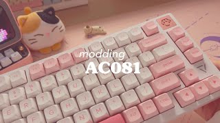 Ajazz AC081 | cozy modding session ☁