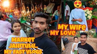 My Fast Vlogs market Jahuchu  ଆମେ ଆଜି ମାର୍କେଟ ଜାଉଛୁ ଛିକେନ ଆଣିବାକୁ ଜାଉଛୁ..... 😭😂😂😂