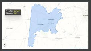 205 Area Code Alabama Social Economic Profile