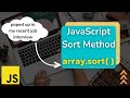 JavaScript Array Sort Method In 6 minutes