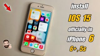 How to update iPhone 6 on IOS 15 || How to install IOS 15 in iphone 6