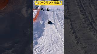 ⑤完全防具で真冬のパークランド嵐山で雪遊び☃️ 雪景色で神秘的🧙 北海道旭川市💫 #ninjya #shorts  #パークランド嵐山 #旭川市 #公園 #自然 #トレーシー #スティーブ