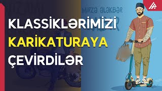 Məşhur kitab mağazasının karikaturaları nəyə hesablanıb: MƏSXƏRƏ, YOXSA MÜASİRLİYƏ?