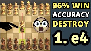 96% Win-Accuracy | With My BEST Defense Against e4 Opening🔥😱😱