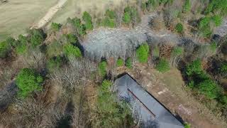 Camp Clinton POW Camp World War II Drone view Clinton MS