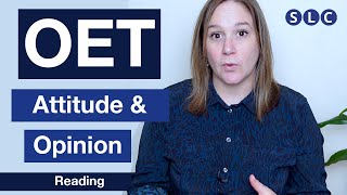 OET READING | How to read for attitude and opinion on OET Reading [ 2022 ]