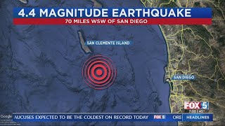 4.4 Magnitude Earthquake