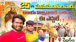 25 Ft.Hanuman Statue | Sri Anjaneya Swamy Temple | Morum | Telugu Vlogs