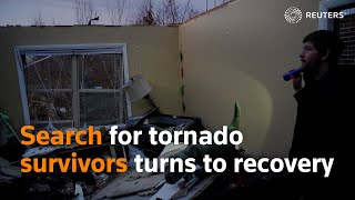 Search for tornado survivors turns to recovery