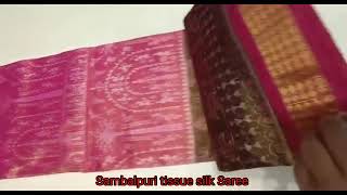 Odisha Handloom Sambalpuri tissue silk saree | Bridal Sarees | Wedding Collection | Buy Odisha Silk