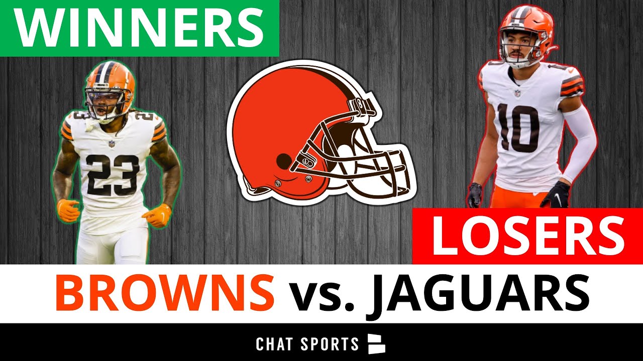 Cleveland Browns Winners & Losers After Jaguars Preseason Game Ft ...