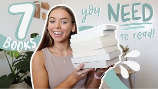 7 books you NEED to read!!! | Books that will get you back into reading!